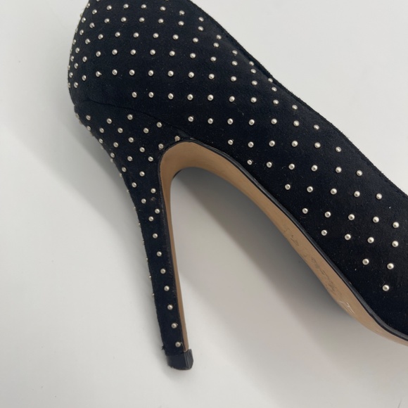 Aldo Pillow Walk Stessy Pump - Stiletto heel - Black with Silver Size 8.5 - Picture 10 of 10